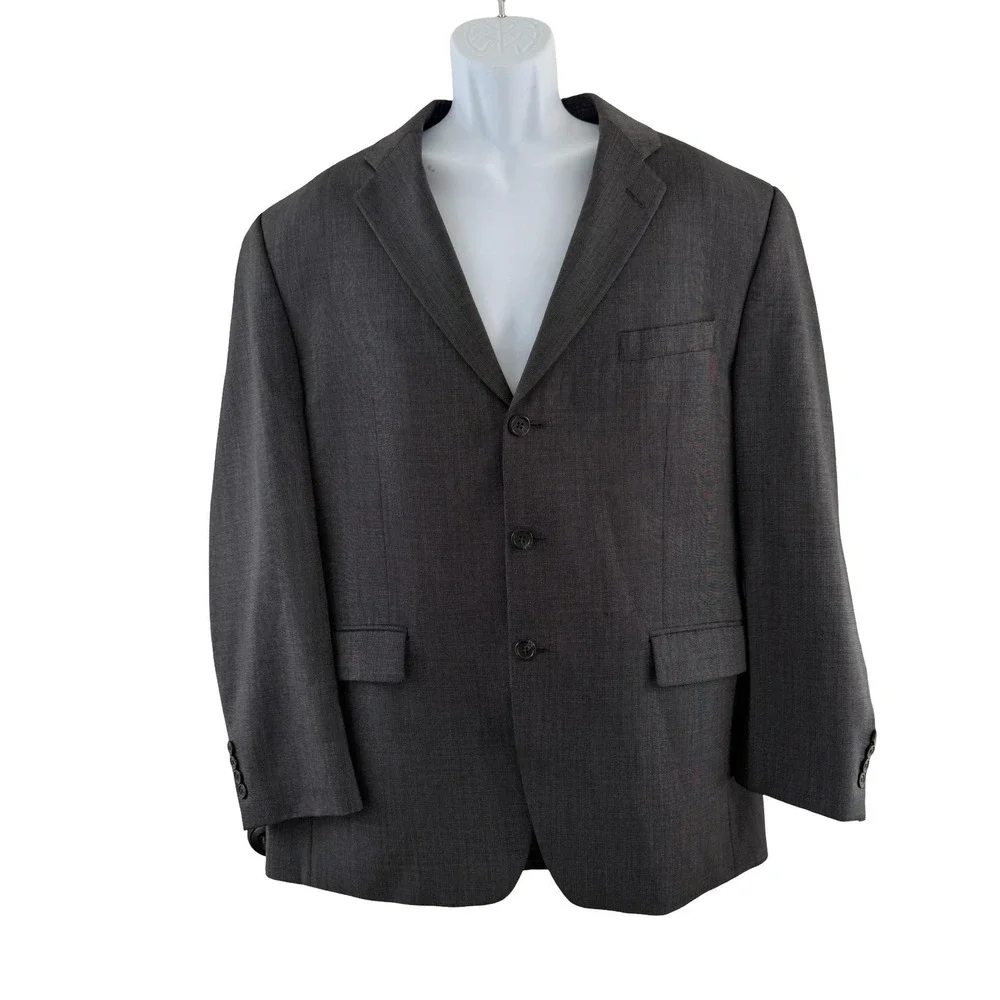 Lauren Ralph Lauren Suit Mens 44 Gray Check Wool 2 Piece 38x29 Pants Canada